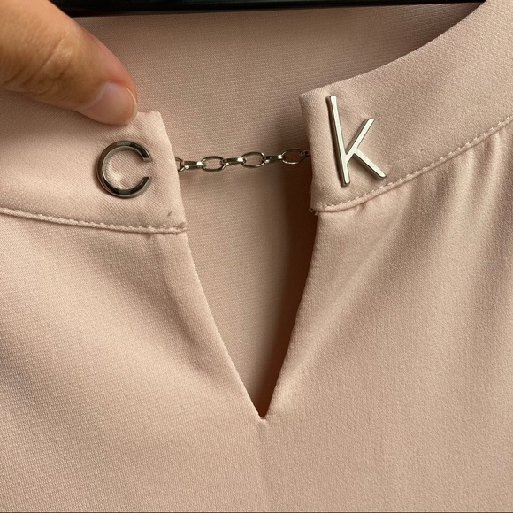 Calvin Klein|Light Blush Pink Blouse|Size S - Picture 4 of 7